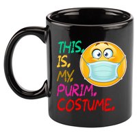 This Is My Purim Costume Quarantine 11oz C Handle Ceramic Mug