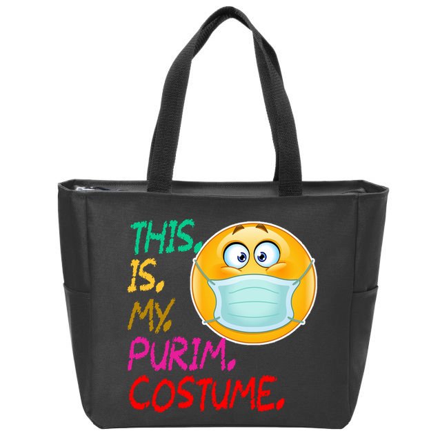 This Is My Purim Costume Quarantine Zip Tote Bag