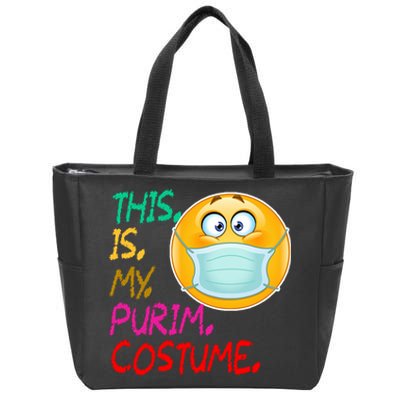 This Is My Purim Costume Quarantine Zip Tote Bag