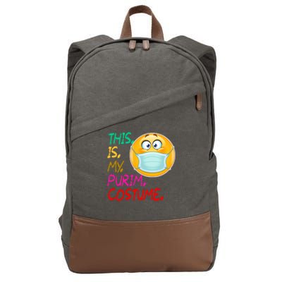 This Is My Purim Costume Quarantine Cotton Canvas Backpack