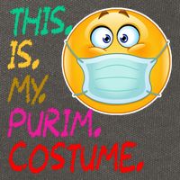 This Is My Purim Costume Quarantine Cotton Canvas Backpack