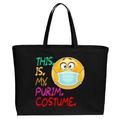 This Is My Purim Costume Quarantine Cotton Canvas Jumbo Tote