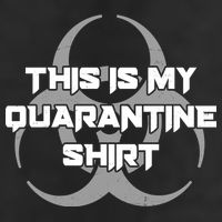 This Is My Quarantine Shirt Social Distancing Adult Drive Performance Visor