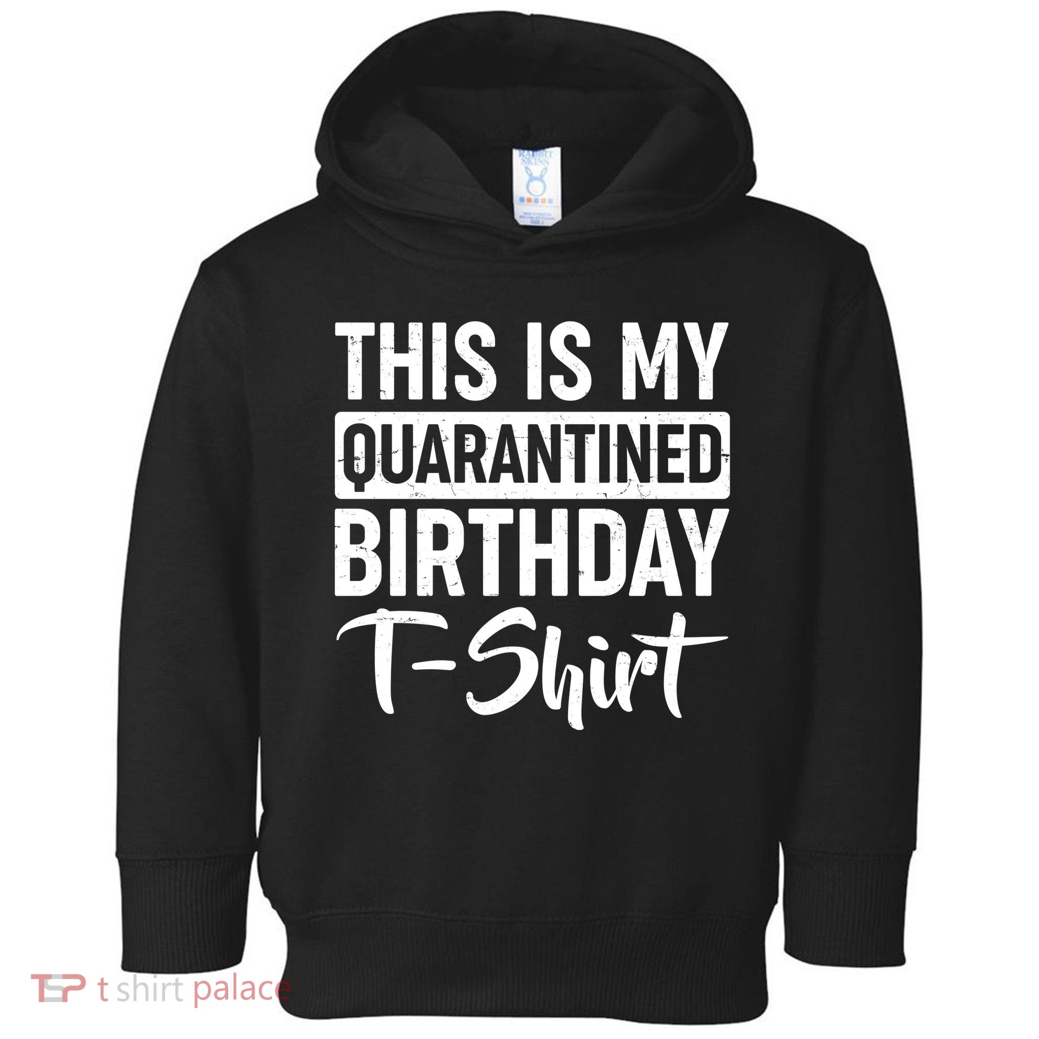 This Is My Quarantined Birthday Toddler Hoodie