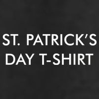 This Is My St. Patrick's Day Shirt Text Logo 7 Panel Mesh Trucker Snapback Hat