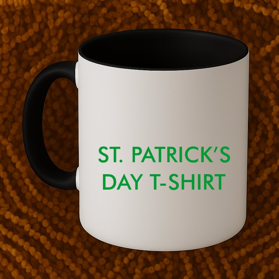 This Is My St. Patrick's Day Shirt Text Logo Mug