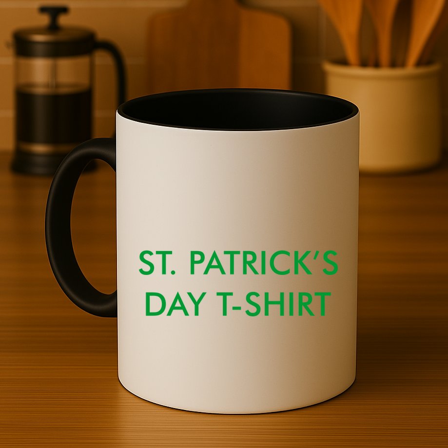 This Is My St. Patrick's Day Shirt Text Logo Mug