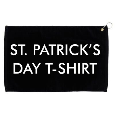 This Is My St. Patrick's Day Shirt Text Logo Grommeted Golf Towel