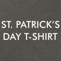 This Is My St. Patrick's Day Shirt Text Logo Cotton Canvas Backpack