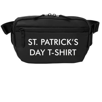 This Is My St. Patrick's Day Shirt Text Logo Crossbody Pack