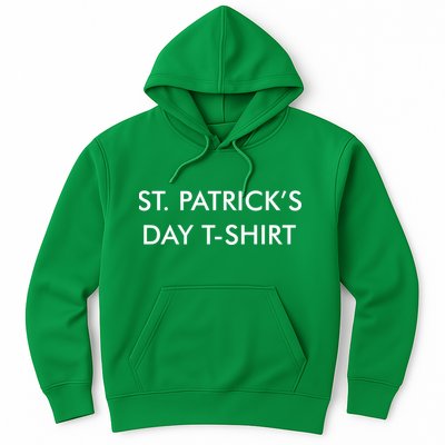 This Is My St. Patrick's Day Shirt Text Logo Hoodie
