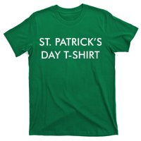 This Is My St. Patrick's Day Shirt Text Logo T-Shirt