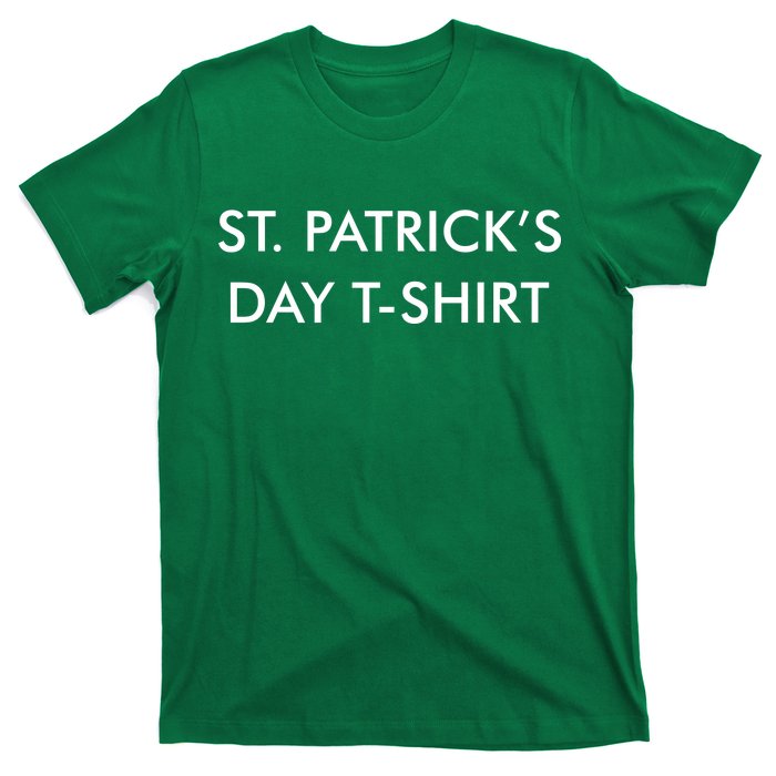 This Is My St. Patrick's Day Shirt Text Logo T-Shirt