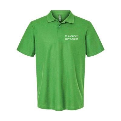 This Is My St. Patrick's Day Shirt Text Logo Polo