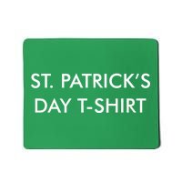 This Is My St. Patrick's Day Shirt Text Logo Mousepad