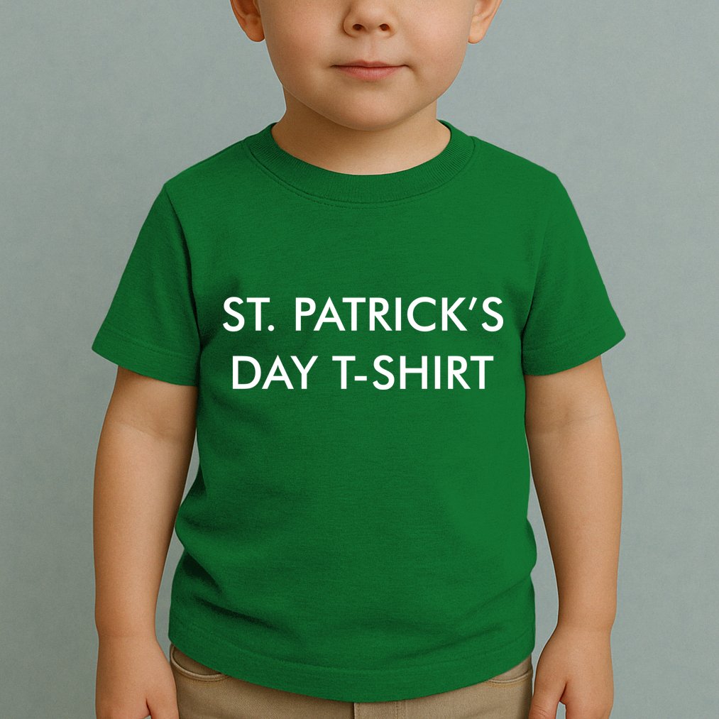 This Is My St. Patrick's Day Shirt Text Logo Toddler T-Shirt