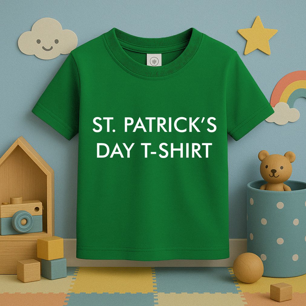 This Is My St. Patrick's Day Shirt Text Logo Toddler T-Shirt