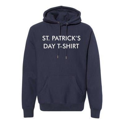 This Is My St. Patrick's Day Shirt Text Logo Premium Hoodie