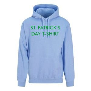 This Is My St. Patrick's Day Shirt Text Logo Unisex Surf Hoodie