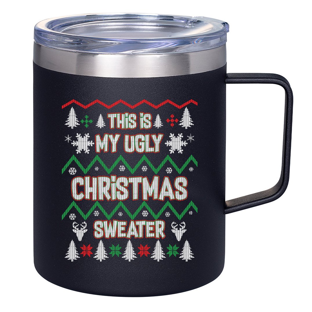 This Is My Ugly Christmas Sweater 12oz Stainless Steel Coffee Mug