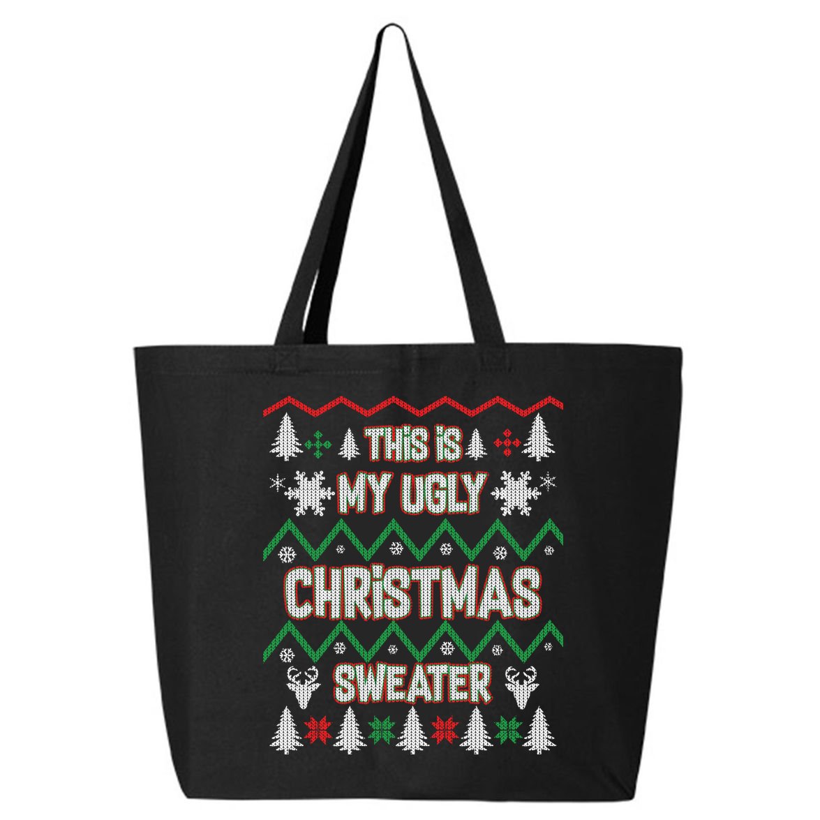This Is My Ugly Christmas Sweater 25L Jumbo Tote