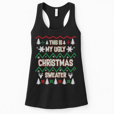 This Is My Ugly Christmas Sweater Womens Tank Top
