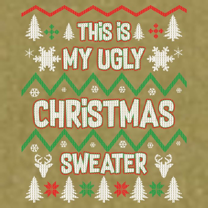 This Is My Ugly Christmas Sweater Garment-Dyed Women's Muscle Tee