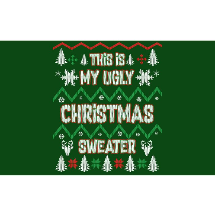 This Is My Ugly Christmas Sweater Bumper Sticker