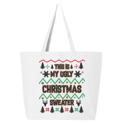 This Is My Ugly Christmas Sweater 25L Jumbo Tote