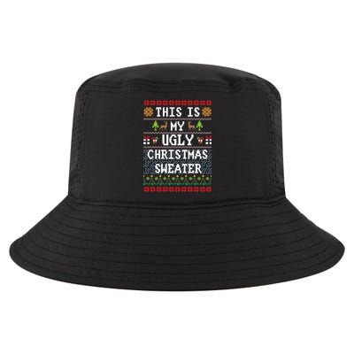 This Is My Ugly Christmas Sweater Party Funny Cool Comfort Performance Bucket Hat