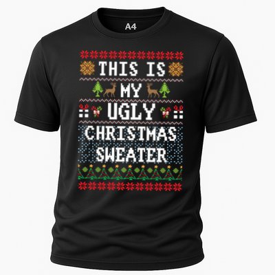 This Is My Ugly Christmas Sweater Party Funny Performance Shirt