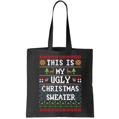 This Is My Ugly Christmas Sweater Party Funny Bag