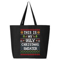 This Is My Ugly Christmas Sweater Party Funny 25L Jumbo Tote