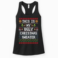 This Is My Ugly Christmas Sweater Party Funny Womens Tank Top