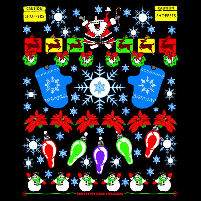 This Is My Ugly Christmas Sweater Shoppers Stripe Pom Pom Beanie