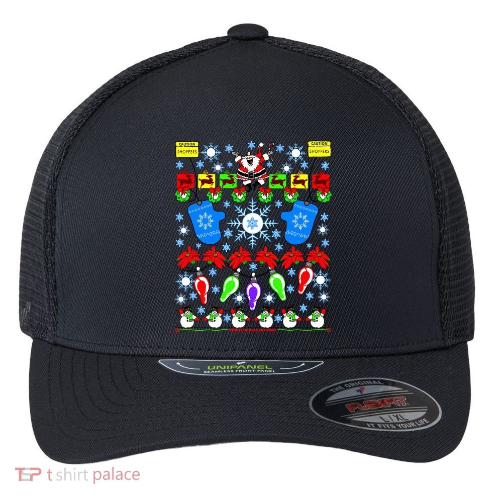 This Is My Ugly Christmas Sweater Shoppers Flexfit Unipanel Trucker Cap