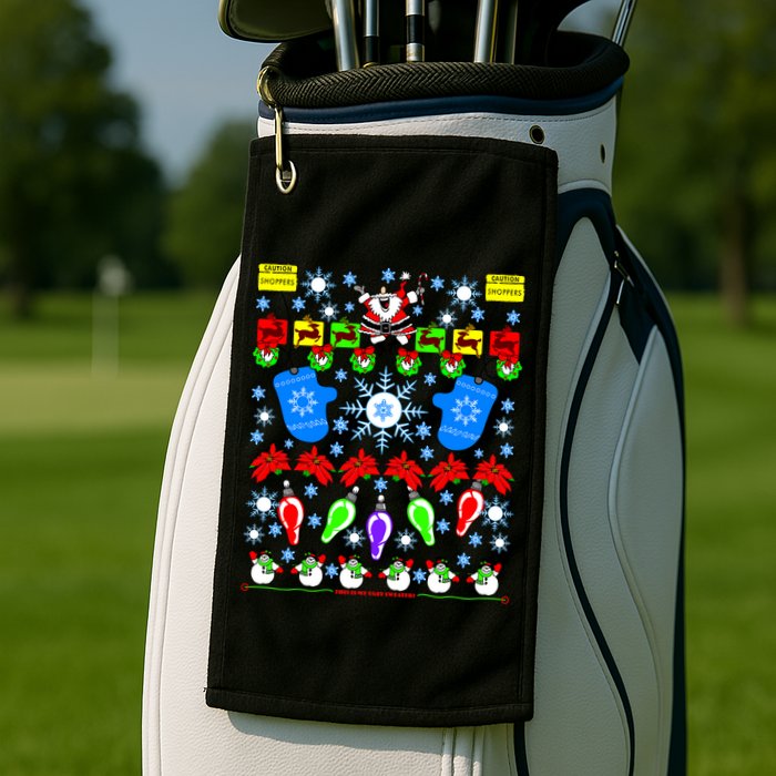 This Is My Ugly Christmas Sweater Shoppers Golf Towel