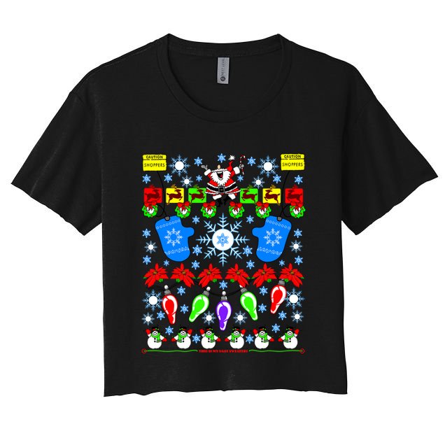 This Is My Ugly Christmas Sweater Shoppers Crop Top