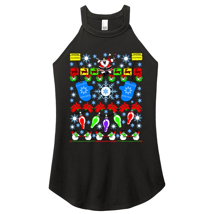 This Is My Ugly Christmas Sweater Shoppers Women's Perfect Tri Rocker Tank