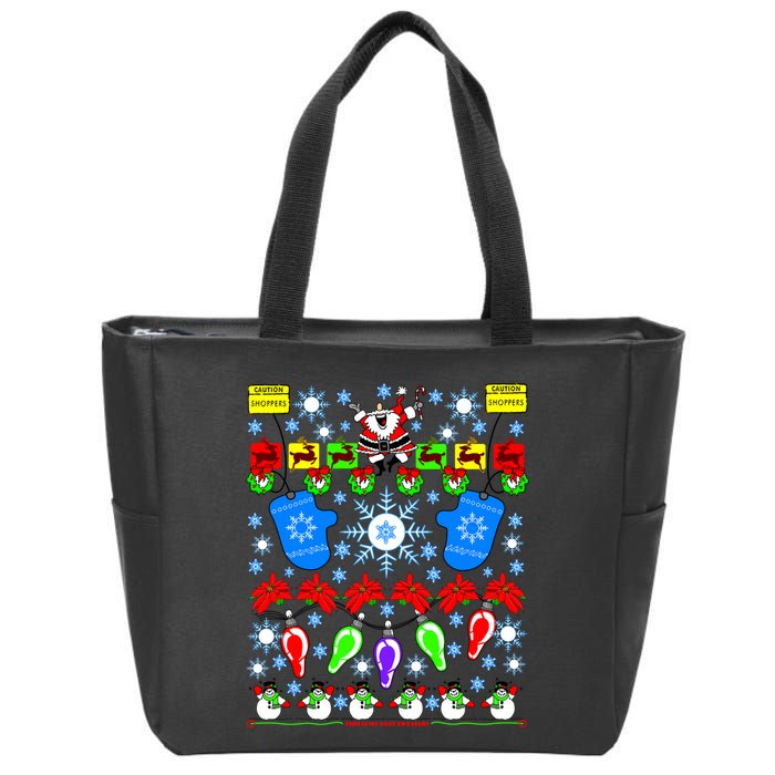 This Is My Ugly Christmas Sweater Shoppers Zip Tote Bag