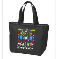 This Is My Ugly Christmas Sweater Shoppers Zip Tote Bag