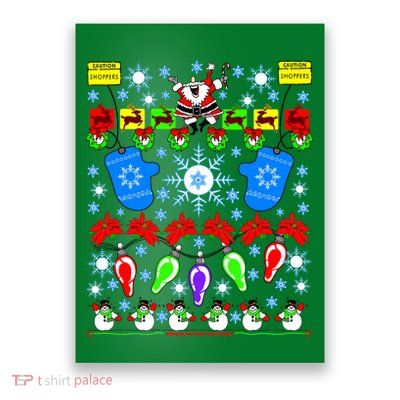 This Is My Ugly Christmas Sweater Shoppers Poster