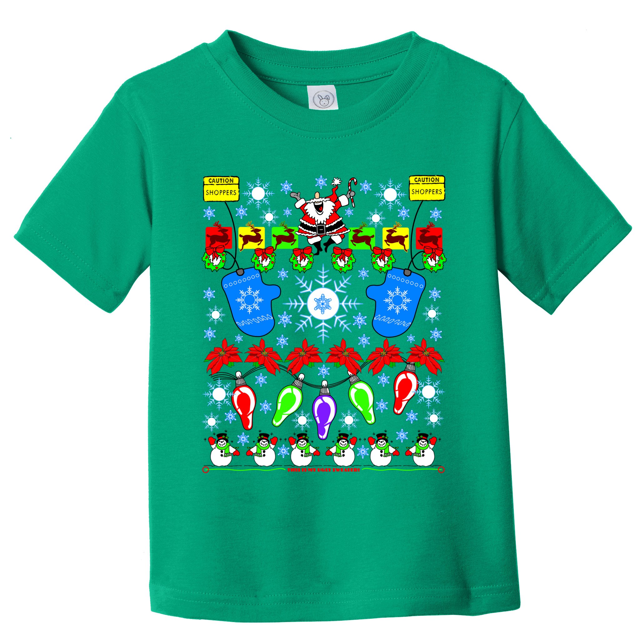 This Is My Ugly Christmas Sweater Shoppers Toddler T-Shirt