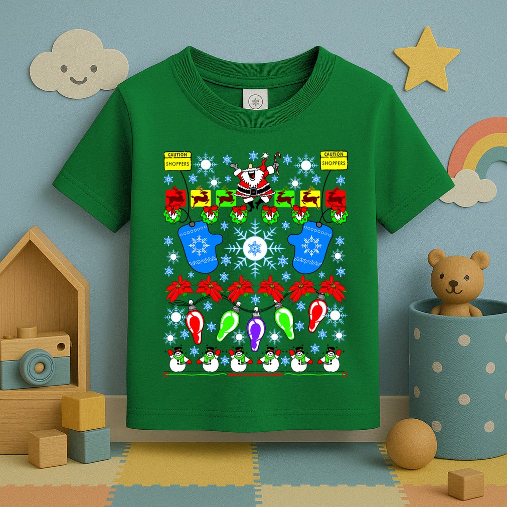 This Is My Ugly Christmas Sweater Shoppers Toddler T-Shirt