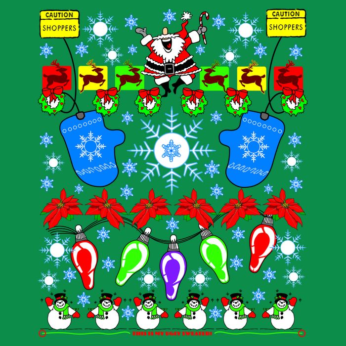 This Is My Ugly Christmas Sweater Shoppers Toddler T-Shirt