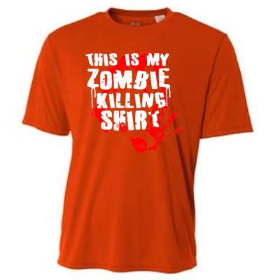 This Is My Zombie Killing Shirt Cooling Performance Crew T-Shirt