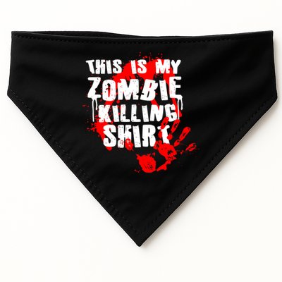 This Is My Zombie Killing Shirt USA-Made Doggie Bandana