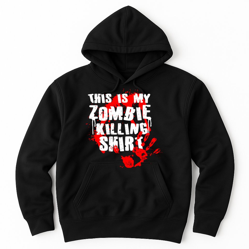 This Is My Zombie Killing Shirt Hoodie