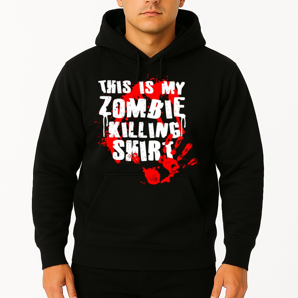 This Is My Zombie Killing Shirt Hoodie