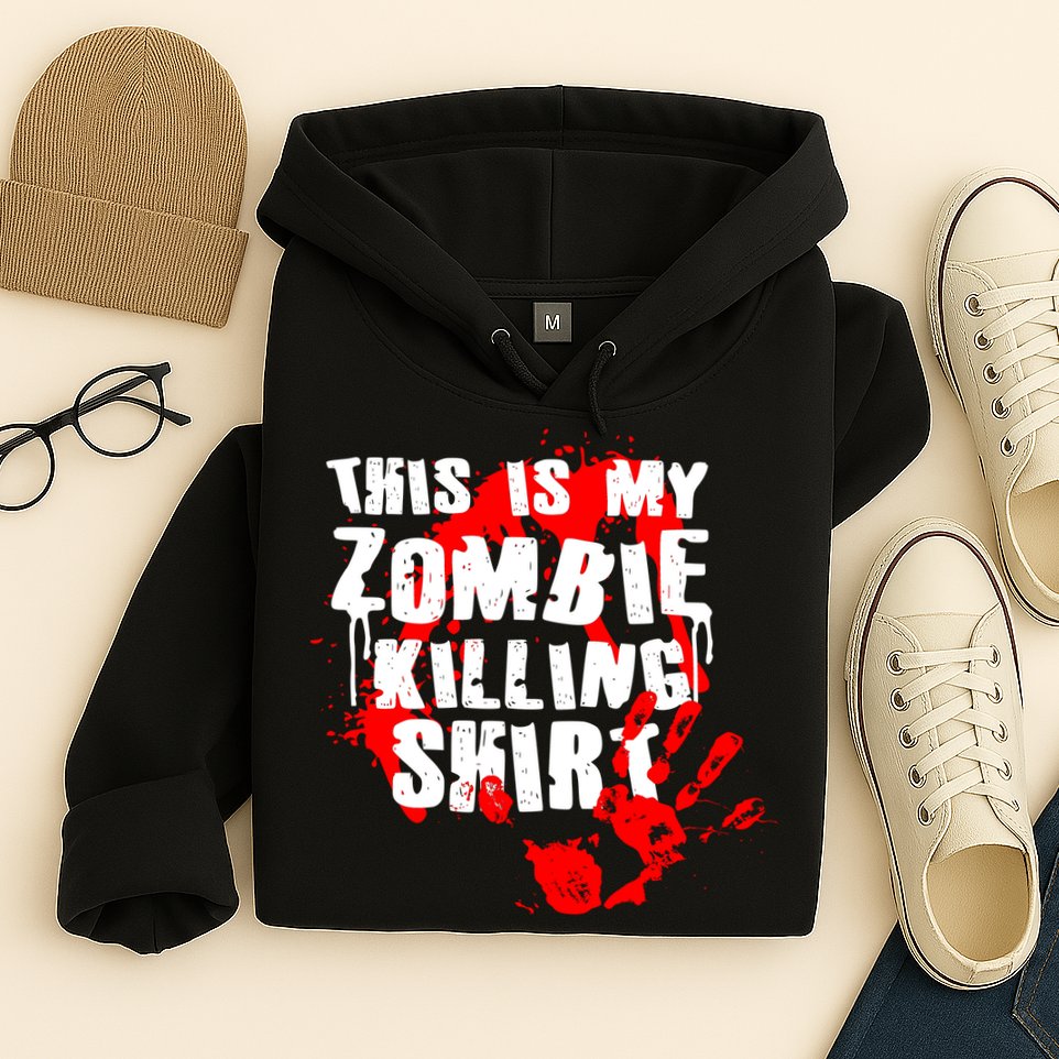 This Is My Zombie Killing Shirt Hoodie